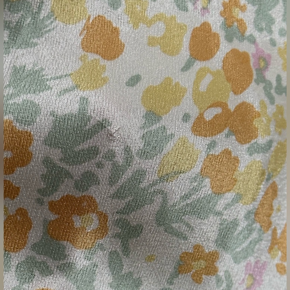 SOLD Rails Anya High Waisted Cream Floral Midi Skirt in Summer Meadow Women’s L - Picture 9 of 9